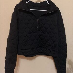 Lululemon Scuba Oversized Quilted Half Zip Size M/L
